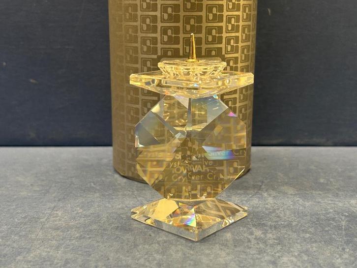 Swarovski Pin kandelaar Nr 114, Verzamelen, Swarovski, Nieuw, Figuurtje, Ophalen of Verzenden