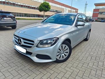 Mercedes c200D/ 214.000km/ 2016/ 1er Propriétaire/ TVA, 100 kW, Argent ou Gris, Achat, Euro 6