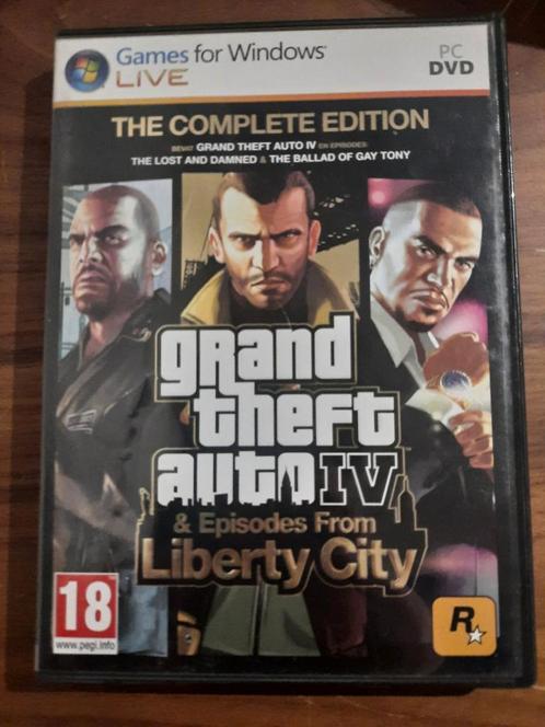 PC DVD-Rom Grand Theft Auto IV Complete Edition, Games en Spelcomputers, Games | Pc, Gebruikt, Ophalen of Verzenden
