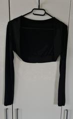 Zwart bolerootje in zachte, fijne stof, Kleding | Dames, Ophalen of Verzenden, Zo goed als nieuw, Zwart, Lange mouw