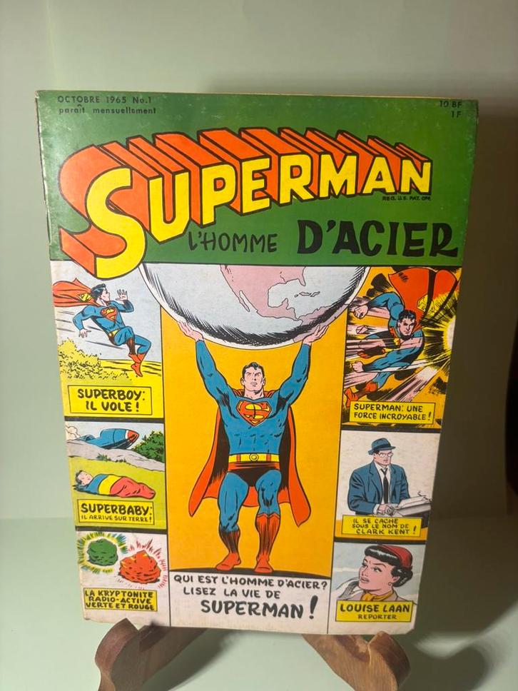 Superman 1965 numéro 1 ! ! !, Livres, BD | Comics, Utilisé, Comics, Autres régions, Enlèvement ou Envoi