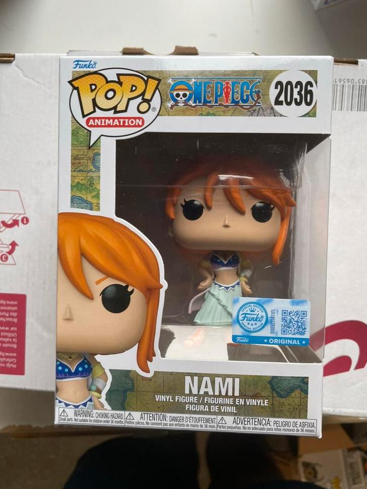 Funko Pop Nami Alabasta-jurk uit één stuk, figuur 2036, Verzamelen, Poppetjes en Figuurtjes, Ophalen