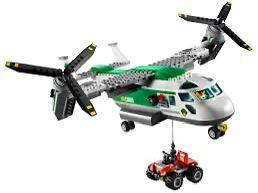 Lego 60021 : hefschroef vrachtvliegtuig, Kinderen en Baby's, Speelgoed | Bouwstenen, Zo goed als nieuw, Ophalen of Verzenden