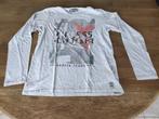 Lichtgrijze T-shirt met lange mouwen, maat 176, Kinderen en Baby's, Kinderkleding | Maat 176, Ophalen of Verzenden, Zo goed als nieuw