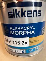 Sikkens alpha morpha donkerbeige muurverf 2,5liter, Ophalen of Verzenden, Nieuw, Acrylverf