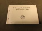 1943 dated US Message book M-210-A, Verzenden, Landmacht, Overige typen