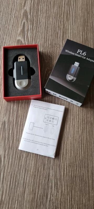 Pl6  wireless android auto /  apple carplay adaptor beschikbaar voor biedingen