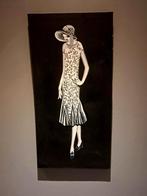 Art deco schilderij op doek, Ophalen of Verzenden