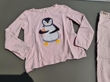 roze pyjama met pinguin, Milla Star, 134 beschikbaar voor biedingen
