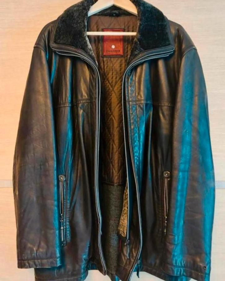 Leren jas voor heren T54 van het merk TRAPPER, Kleding | Heren, Jassen | Winter, Ophalen of Verzenden