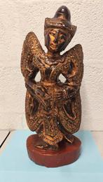 Houten beeld van een mythologische figuur uit het Hindoeïsme, Antiek en Kunst, Ophalen of Verzenden