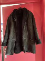 Manteau mouton retourné noir T 44 - Prix à discuter, Ophalen of Verzenden, Zo goed als nieuw, Zwart
