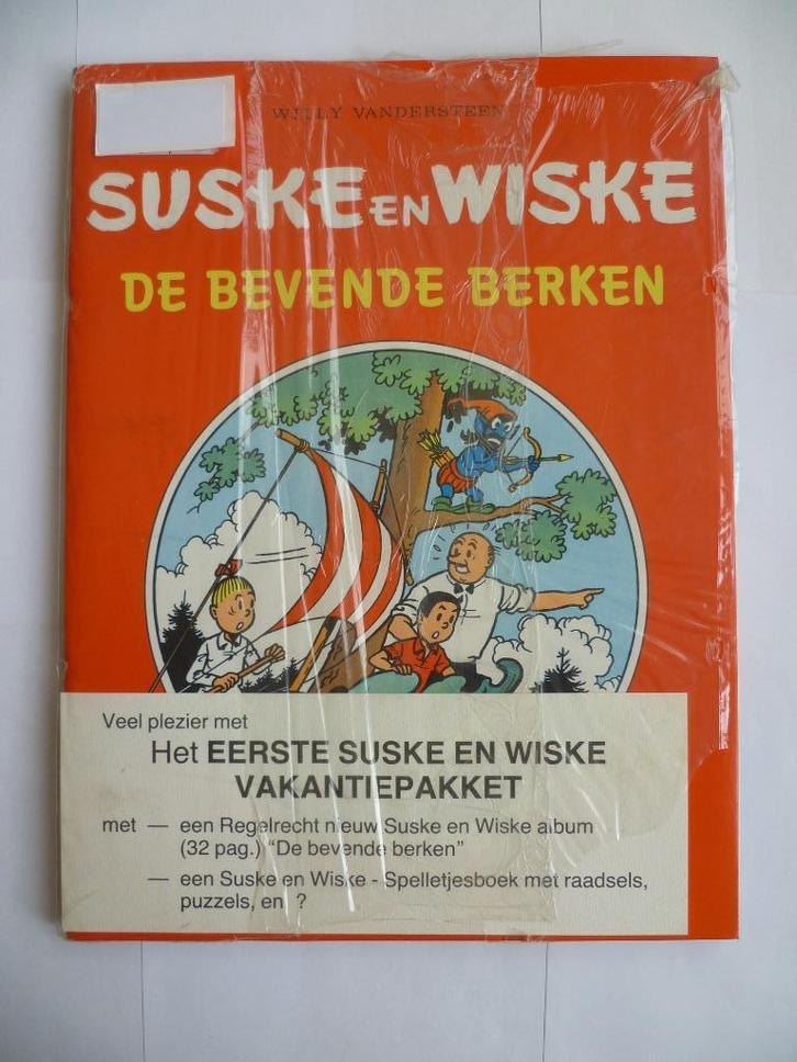 SUSKE EN WISKE "HET EERSTE S&W VAKANTIEPAKKET"UIT 1984, Boeken, Stripverhalen, Zo goed als nieuw, Meerdere stripboeken, Ophalen of Verzenden