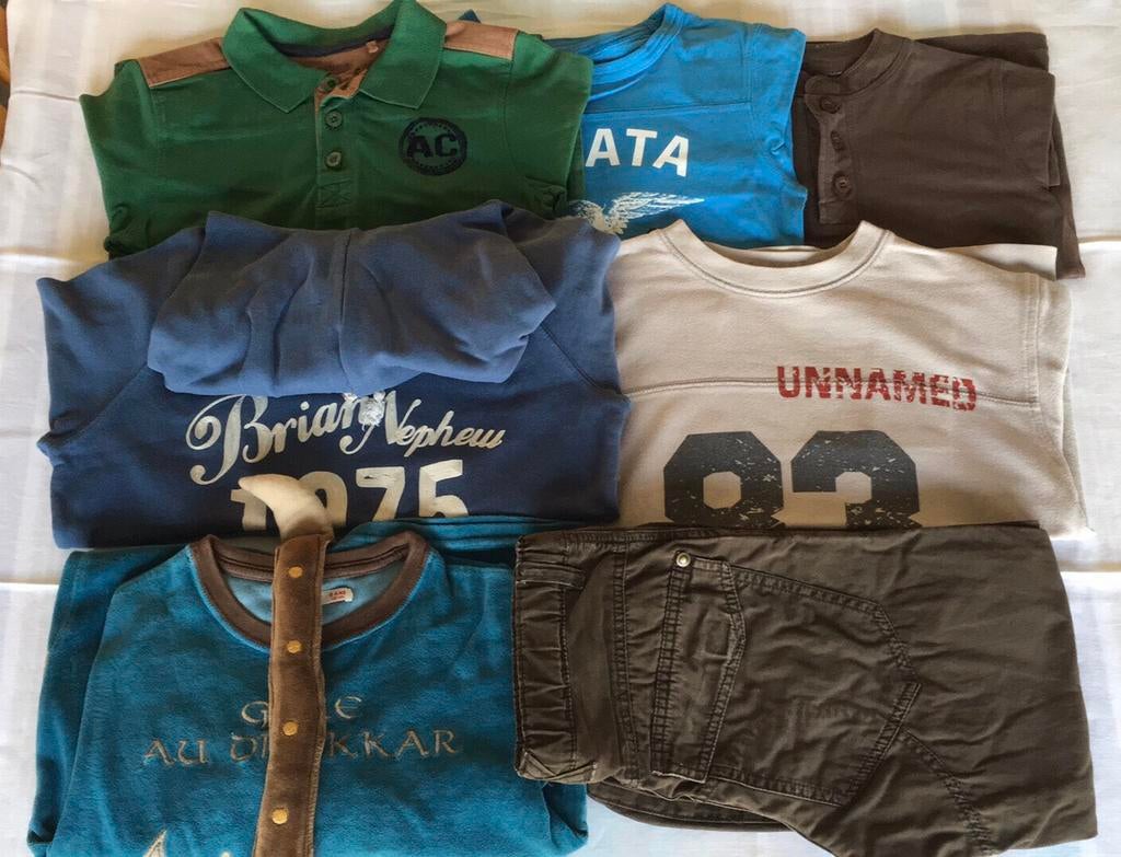 Lot de 7 vêtements garçons taille 8 ans état impeccable, Comme neuf, Diverses, Garçon, Ensemble