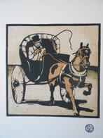 Houtsnede The Cabriolet William Nicholson (1872-1949), Verzenden