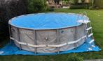Intex frame pool zwembad 488x122 + vele toebehoren, Tuin en Terras, Rond, 300 cm of meer, Zo goed als nieuw, Ophalen