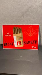 Assiette à cigares Reine Élisabeth ancienne., Comme neuf, Enlèvement ou Envoi, Panneau publicitaire