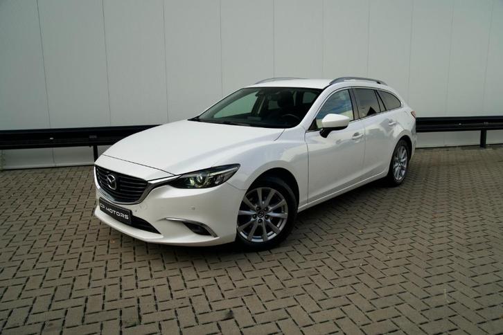 MAZDA 6 2.2 BREAK | FACELIFT | AUTOMAAT | HISTORIEK | BTW, Auto's, Mazda, Bedrijf, Te koop, 6 sportbreak, ABS, Adaptieve lichten