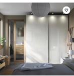 Portes coulissantes IKEA Pax Hasvik, Maison & Meubles, Armoires | Penderies & Garde-robes, 200 cm ou plus, Moins de 25 cm, Blanc brillant