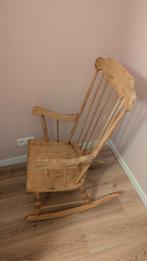 Houten schommelstoel, Ophalen