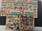 5 weekbladen SPIROU - 9e jaar - 1947 frans, Gelezen, Ophalen of Verzenden