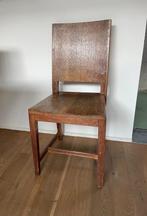 Eiken stoelen 6 stuks, Huis en Inrichting, Stoelen, Ophalen, Gebruikt, Bruin, Vijf, Zes of meer stoelen