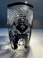 Val Saint Lambert zeldzame vaas geslepen kristal (J. SIMON), Antiek en Kunst, Ophalen of Verzenden