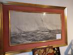 Maritiem kunstwerk wo1, Antiek en Kunst, Kunst | Schilderijen | Klassiek, Ophalen of Verzenden