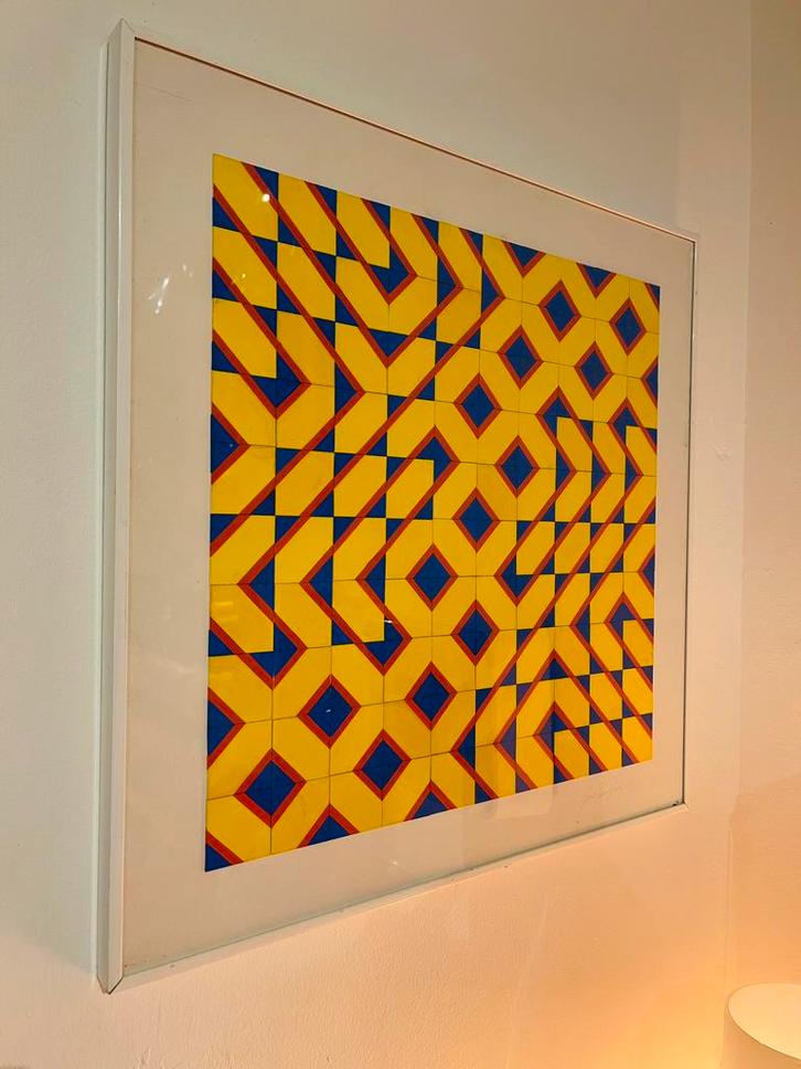Geometric art, Antiek en Kunst, Kunst | Schilderijen | Abstract, Ophalen of Verzenden