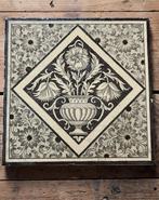 Tegel Art Nouveau Mintons, Antiek en Kunst, Antiek | Wandborden en Tegels, Ophalen of Verzenden