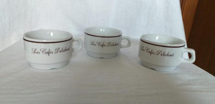 tasses à café Delahaut, Maison & Meubles, Cuisine | Vaisselle, Comme neuf, Enlèvement ou Envoi