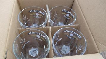 4 Westmalle bierglazen beschikbaar voor biedingen