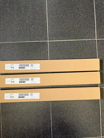 3x Ikea Besta Wandrail, zilverkleur, 60 cm, Enlèvement, Neuf