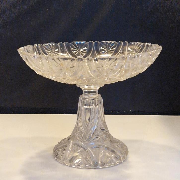 Val St Lambert gemerkt | fruitschaal 'Service Lucrèse' 1913, Antiquités & Art, Antiquités | Verre & Cristal, Enlèvement