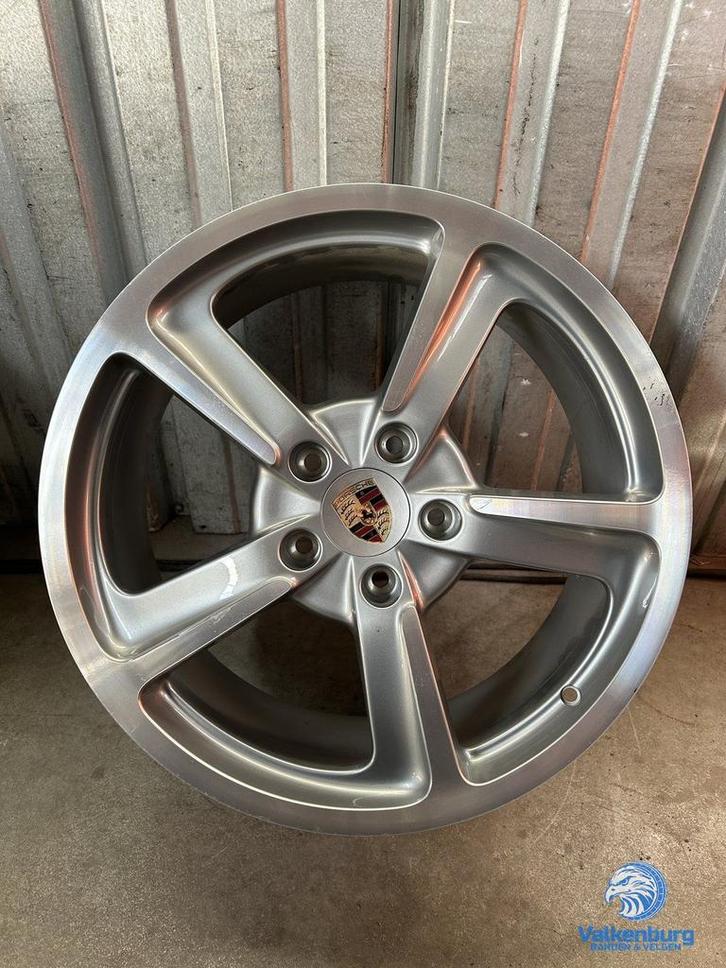 1 stuks originele Porsche 911 991 Techno 20 inch velg 5x130, Auto-onderdelen, Banden en Velgen, Band(en), 20 inch, Personenwagen