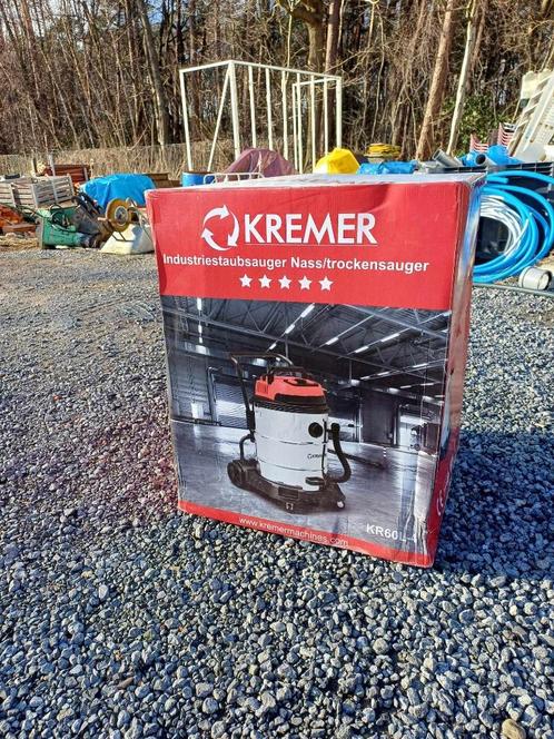 Kremer KR60L-4 | Nat- en droog stofzuiger | NIEUW, Bricolage & Construction, Matériel de nettoyage, Neuf, Aspirateur d'eau, Enlèvement