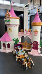 Playmobil groot prinsessenkasteel + koets met paarden, Kinderen en Baby's, Speelgoed | Playmobil, Ophalen, Zo goed als nieuw