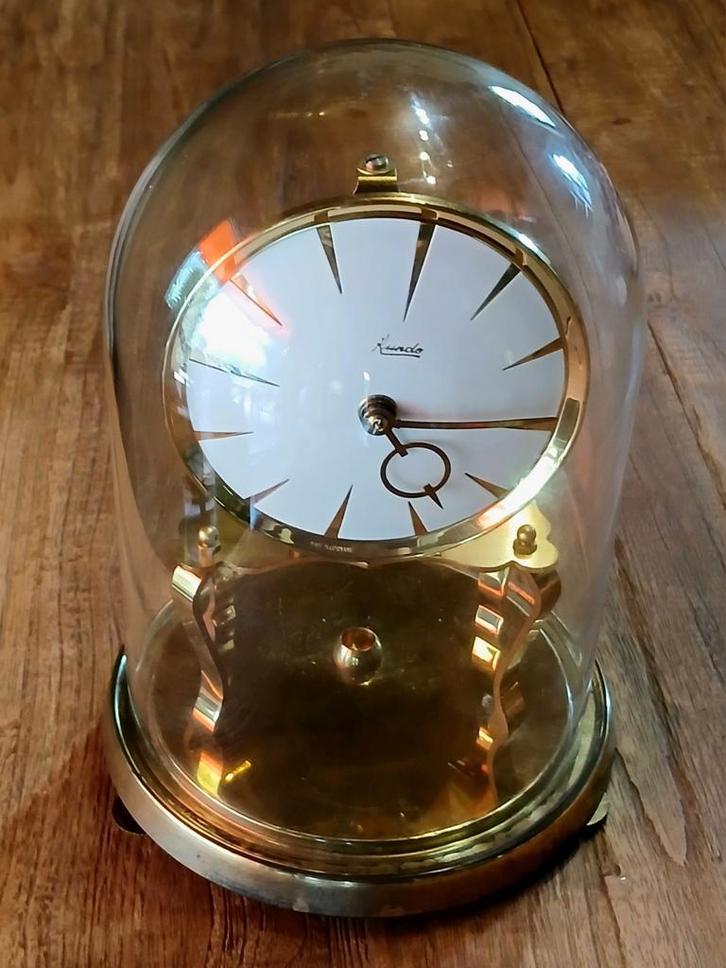 Kieninger & Obergfell, Kundo, pendule, Huis en Inrichting, Woonaccessoires | Klokken, Gebruikt, Wekker of Tafelklok, Analoog, Ophalen of Verzenden