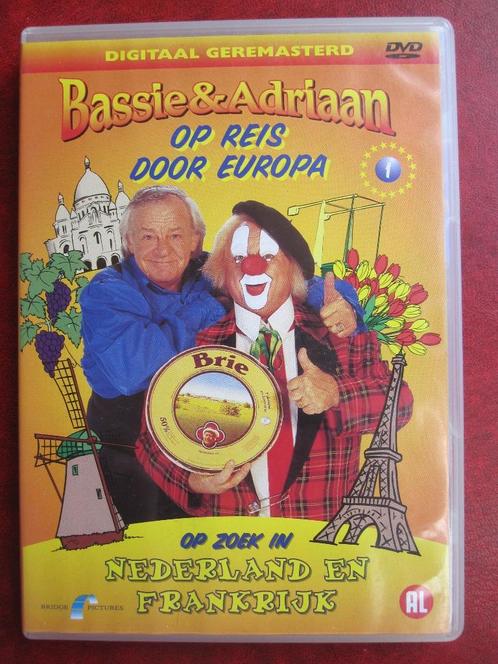Bassie en Adriaan Op zoek in Nederland en Frankrijk, Cd's en Dvd's, Dvd's | Kinderen en Jeugd, Zo goed als nieuw, Tv fictie, Avontuur