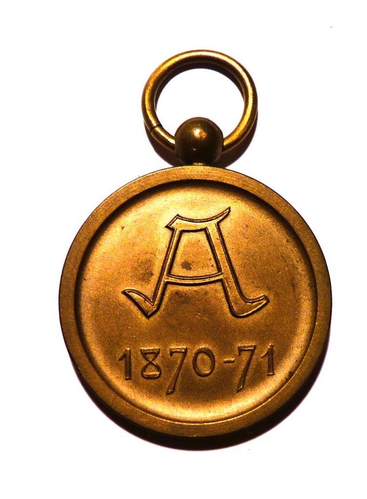 Belgische herinneringsmedaille 1870-1871, Postzegels en Munten, Penningen en Medailles, Ophalen of Verzenden