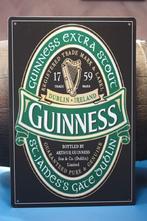 Guinness – metalen decoratie plaat., Verzamelen, Ophalen of Verzenden, Nieuw, Reclamebord