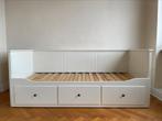 Canapé-lit HEMNES blanc, Huis en Inrichting, Slaapkamer | Slaapbanken, Ophalen, Wit, Tweepersoons, Zo goed als nieuw