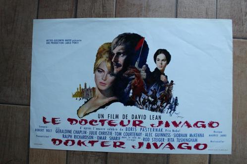 filmaffiche Doctor Zhivago 1965 Omar Sharif filmposter, Collections, Posters & Affiches, Comme neuf, Cinéma et TV, A1 jusqu'à A3