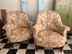 2 Fauteuils crapaud, Maison & Meubles, Moins de 75 cm, Crapaud, Enlèvement, Utilisé