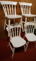 4 Windsor Kamerstoelen Eethoek Stoelen Keukenstoelen kamer, Ophalen, Gebruikt, Engels Antiek Vintage Retro Zeventies Windsor Klassiek