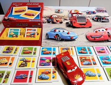 CARS ; memo clementoni, grote auto ,gratis puzzel.  beschikbaar voor biedingen