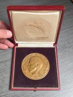 Medaille bezoek Koning Boudewijn aan Congo 1955 in etui!, Ophalen of Verzenden