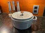 STAUB  'Cocotte' grafiet grijs 24 cm 3,7 L NIEUW, Ophalen of Verzenden, Nieuw, Gietijzer, Keramische plaat