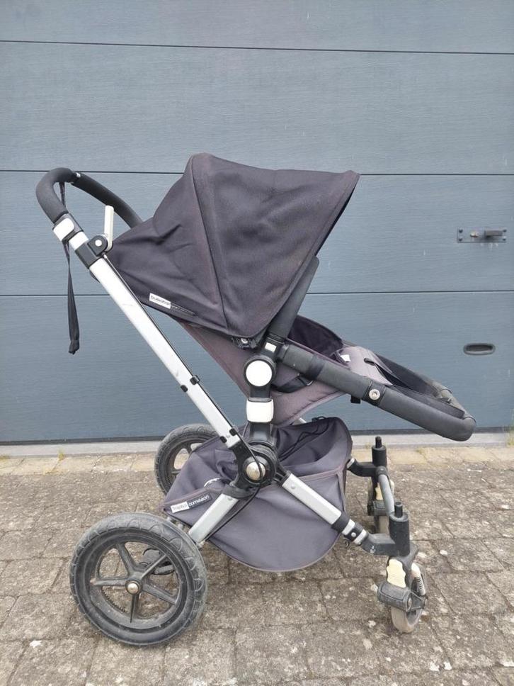 Poussette Bugaboo Cameleon, Kinderen en Baby's, Kinderwagens en Combinaties, Gebruikt, Combiwagen, Bugaboo, Met reiswieg, Verstelbare duwstang