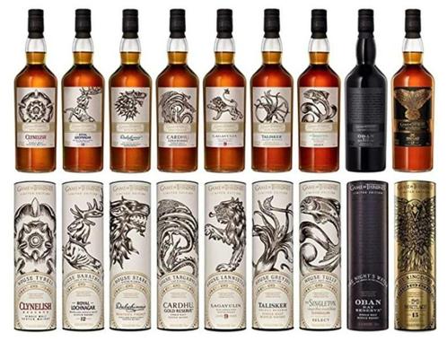 Game of Thrones Single Malt Whisky / Set of 9, Verzamelen, Wijnen, Nieuw, Overige typen, Overige gebieden, Ophalen of Verzenden